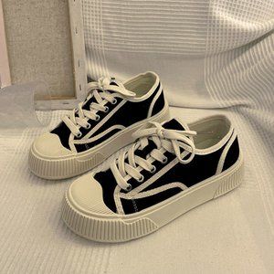Canvas shoes women's summer women's shoes 2022 new versatile thick sole thin cas